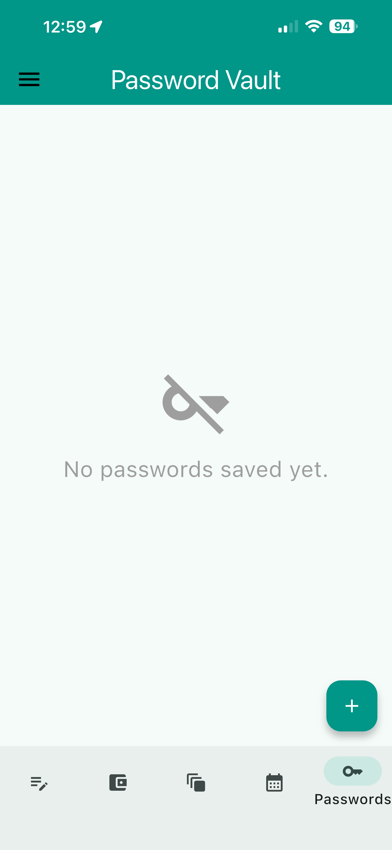 Secure Password Vault